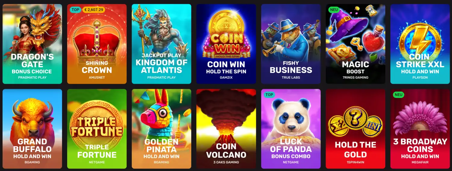 HollyWin Casino Progressive Töpfe und Drop-Jackpots