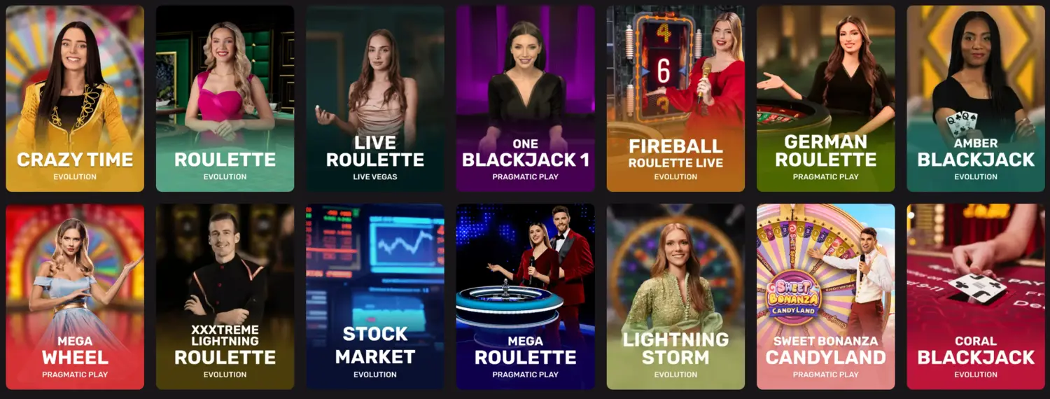 HollyWin Casino Livetische
