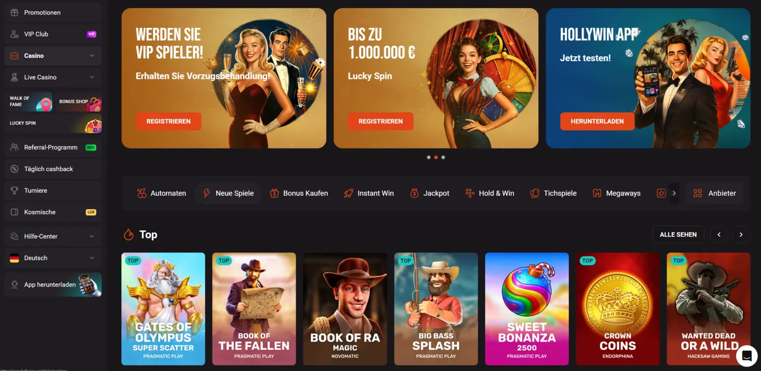 HollyWin Casino DE