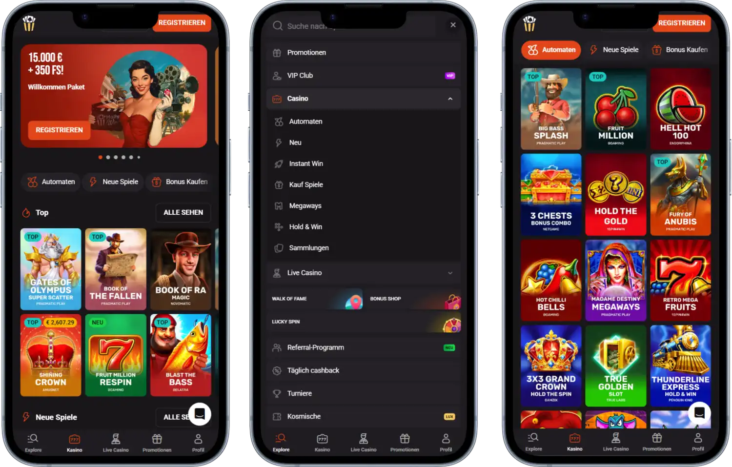 HollyWin Casino App