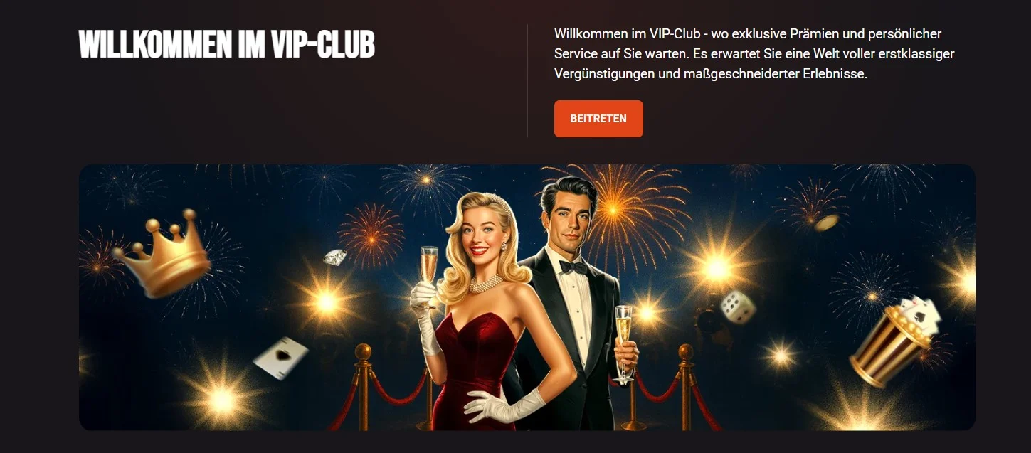 Hollywin Casino VIP-Programm